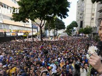 Líderku venezuelskej opozície Machadovú zadržali po proteste proti prezidentovi